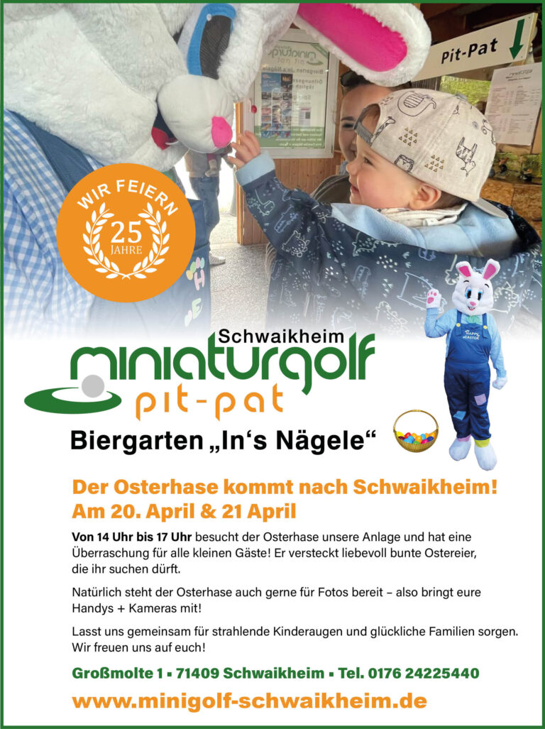 Der Osterhase kommt nach Schwaikheim!